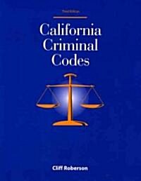 California Criminal Codes (Paperback, 3, Revised)