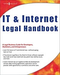 It and Internet Legal Handbook (Paperback, CD-ROM)