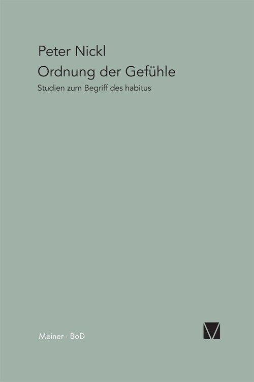 Ordnung der Gef?le (Paperback, 2)