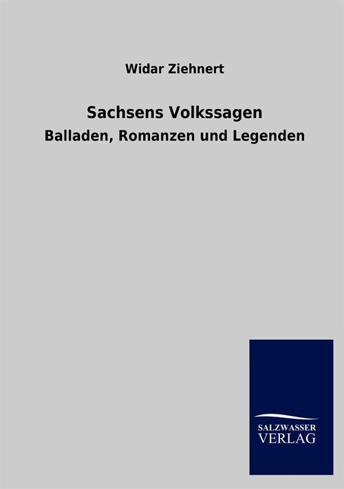 Sachsens Volkssagen (Paperback)