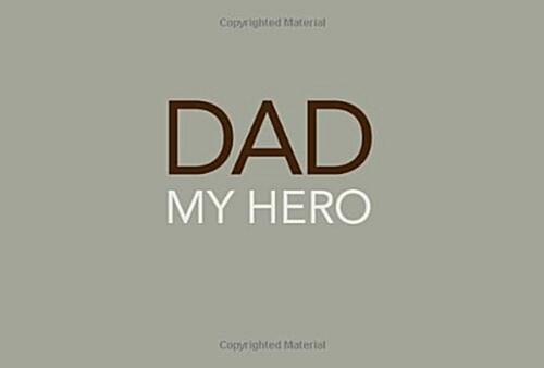 Dad: My Hero (Hardcover)