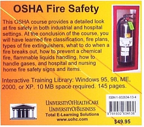 Osha Fire Safety (CD-ROM)