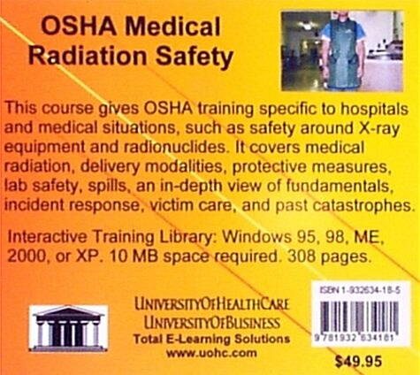 Osha Medical Radiation Safety (CD-ROM)