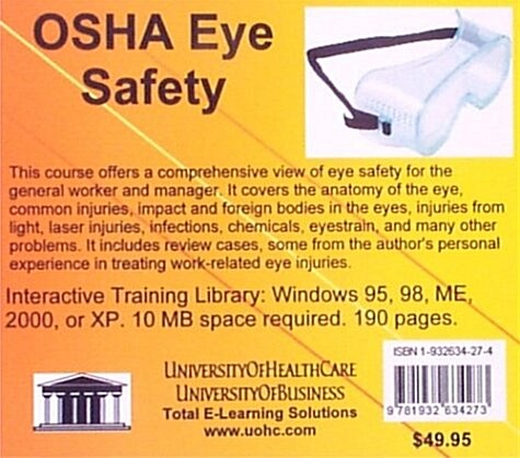 Osha Eye Safety (CD-ROM)