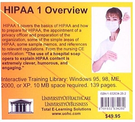 Hipaa 1 Overview (CD-ROM)