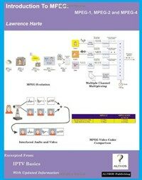 Introduction to MPEG : MPEG-1, MPEG-2 and MPEG-4