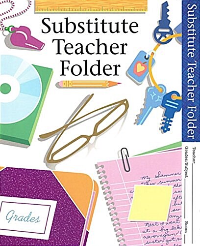 Substitute Teacher Folder 6 Pack (Paperback)