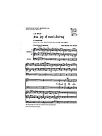 Jesu, Joy of Mans Desiring (Sheet Music, SATB vocal score)