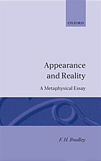Appearance and Reality (Hardcover)