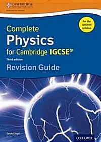 Complete Physics for Cambridge IGCSE (R) Revision Guide : Third Edition (Paperback, 3 Revised edition)