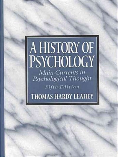 [중고] A History of Psychology (Hardcover, 5th, Subsequent)