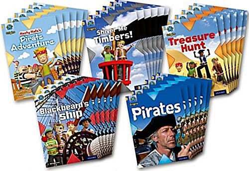 Project X Origins: Gold Book Band, Oxford Level 9: Pirates: Class Pack of 30 (Paperback)