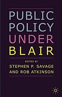 Public Policy Under Blair (Paperback)