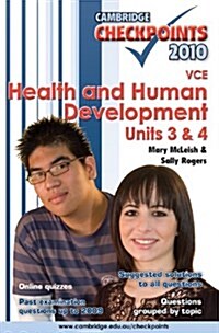 Cambridge Checkpoints VCE Health and Human Development Units 3 and 4 2010 (Paperback)