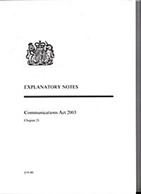 Communications Act 2003 (Paperback)