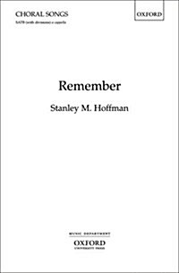 Remember (Sheet Music, Vocal score)