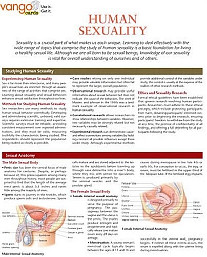 Human Sexuality (Cards, 6 Rev ed)