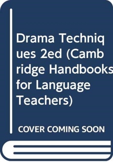 Drama Techniques 2ed (Hardcover)