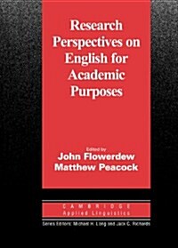 Research Perspectives on English for Academic Purposes (Hardcover)