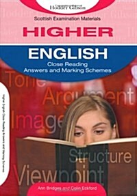 Higher English Close Reading Answers and Marking Schemes (Paperback)