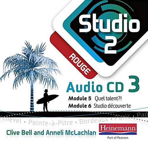 Studio 2 Rouge Audio CD C (11-14 French) (CD-Audio)