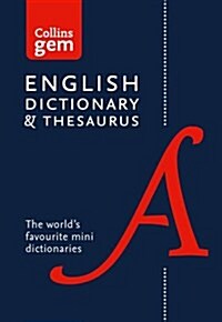 [중고] English Gem Dictionary and Thesaurus : The World‘s Favourite Mini Dictionaries (Paperback, 6 Revised edition)