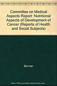 Nutritional Aspects of the Development of Cancer (Paperback, 48)