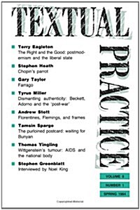 Textual Practice : Volume 8, Issue 1 (Paperback)