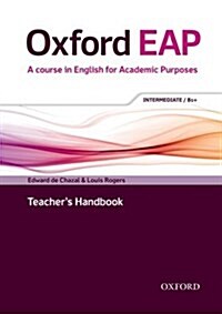 Oxford EAP: Intermediate/B1+: Teachers Book, DVD and Audio CD Pack (Multiple-component retail product)