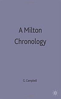 A Milton Chronology (Hardcover)