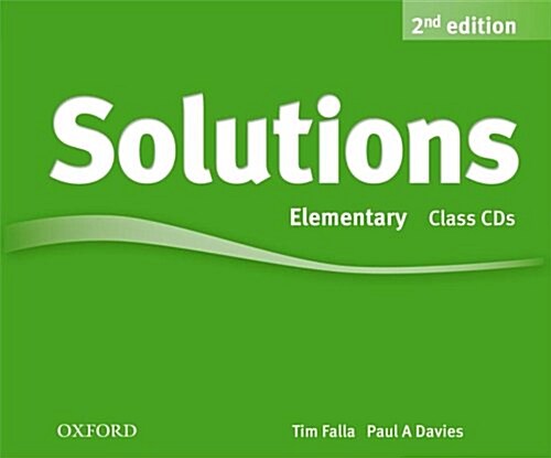 Solutions: Elementary: Class Audio CDs (3 Discs) (CD-Audio, 2 Revised edition)
