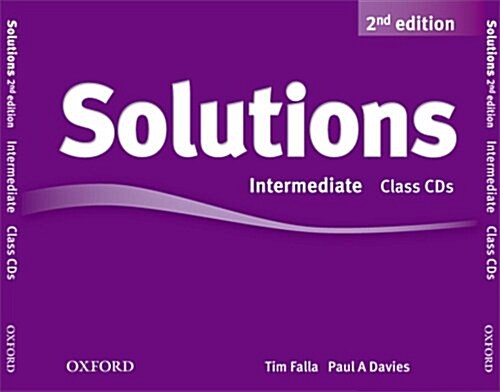 Solutions: Intermediate: Class Audio CDs (3 Discs) (CD-Audio, 2 Revised edition)