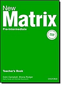 New Matrix Pre-intermediate: Teachers Book (Paperback)