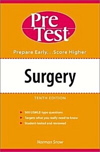 Surgery : PreTest Self-assessment and Review (Paperback, 10 Rev ed)