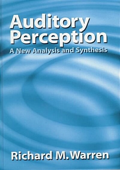 Auditory Perception (Hardcover, Compact Disc)