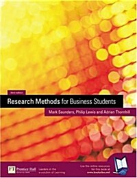 [중고] Research Methods for Business Students (Paperback, 3 Rev ed)