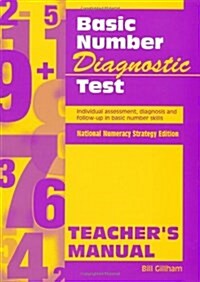 Basic Number Diagnostic Test Manual : Individual Assessment, Diagnosis and Follow-Up in Basic Number Skills (Paperback, 3 Revised edition)