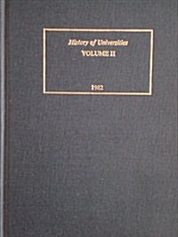 History of Universities: Volume II (Hardcover)