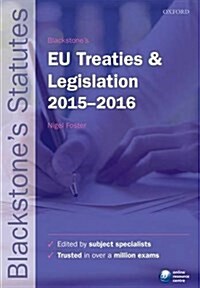 Blackstones EU Treaties & Legislation (Paperback)