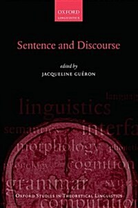 Sentence and Discourse (Paperback)