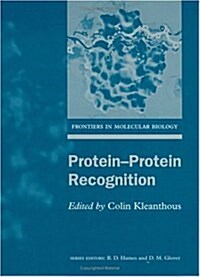 [중고] Protein-protein Recognition (Hardcover)