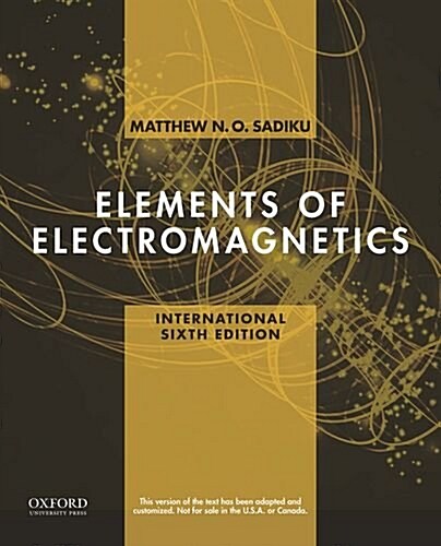 Elements of Electromagnetics (Paperback, 6, UK)