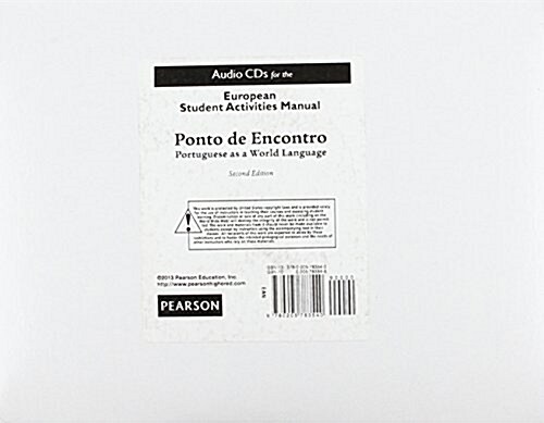 European SAM Audio CDs for Ponto De Encontro : Portuguese as a World Language (Audio Cassette, 2 Rev ed)