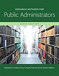 [중고] Research Methods for Public Administrators (Hardcover, 6 Rev ed)