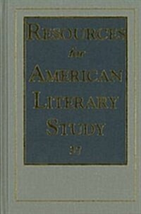 Resources for American Literary Study (Hardcover)