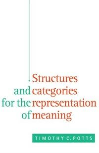 Structures and categories for the representation of meaning