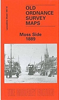 Moss Side 1889 : Lancashire Sheet 104.14 (Sheet Map, folded, Facsimile of 1889 ed)