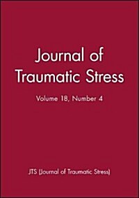 Journal of Traumatic Stress (Paperback)