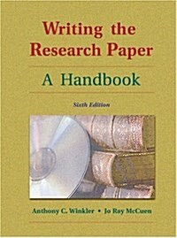 Writing the Research Paper (Paperback, 6 Rev ed)