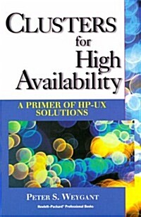 [중고] Clusters for High Availability : A Primer of HP-UX Solutions (Paperback)